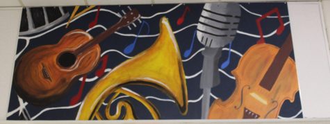 Art for Art: New mural drawn by NAHS given to music department