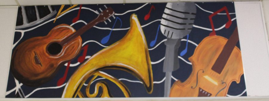 Art for Art: New mural drawn by NAHS given to music department